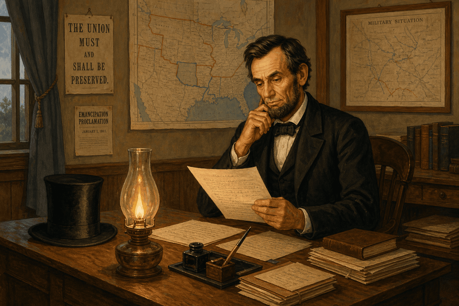 Historical scene related to Lee's Surrender at Appomattox