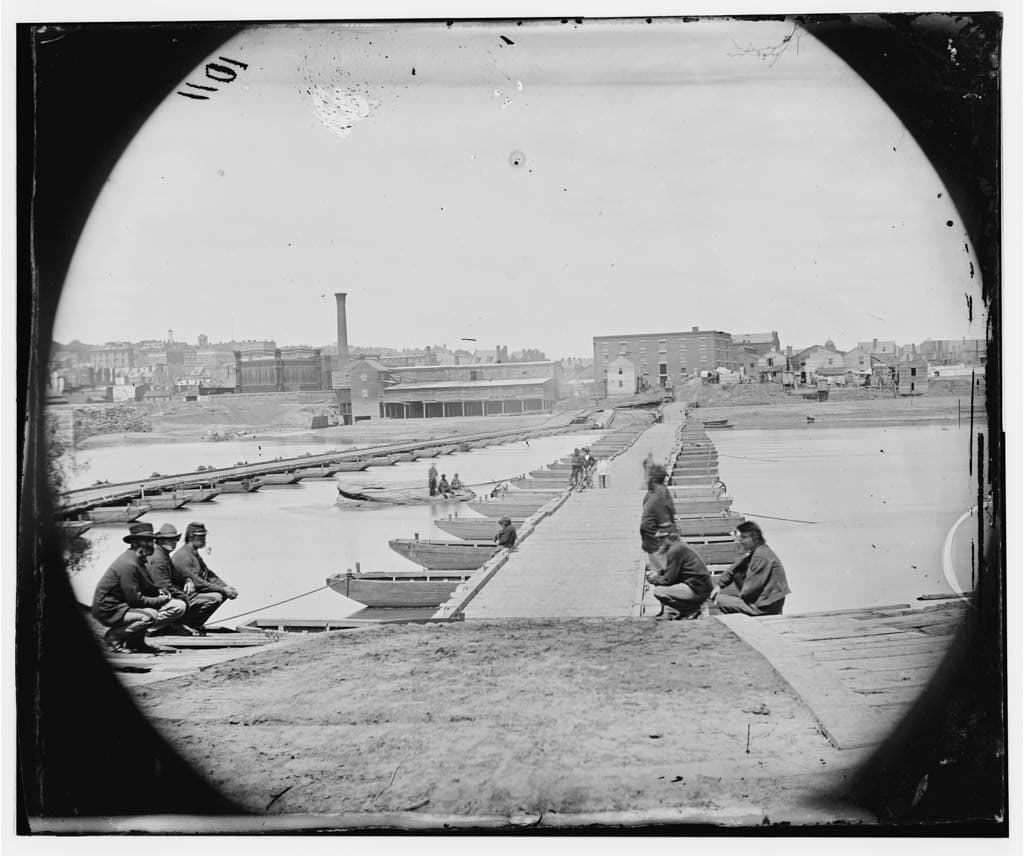 Historical scene related to Union Naval Blockade Begins